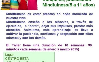 TALLER DE MINDFULNESS PARA NIÑOS/AS