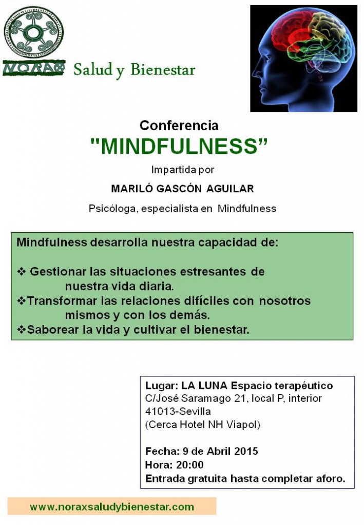 CONFERENCIA SOBRE MINDFULNESS. SEVILLA 9 ABRIL