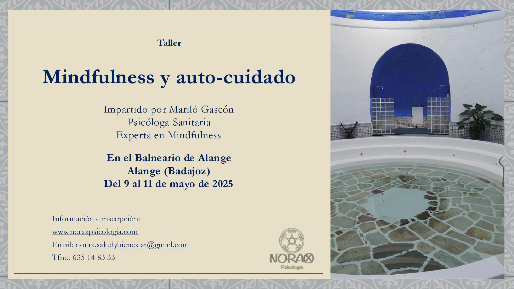 Taller Mindfullnes y autocuidado
